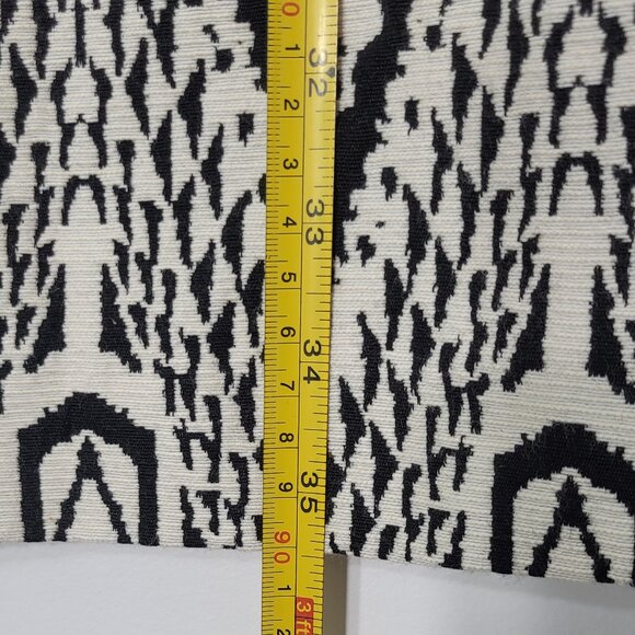 Jade Melody Tam Women's Cream & Black Zigzag Short Sleeve Mini Dress Size Medium - Picture 10 of 12